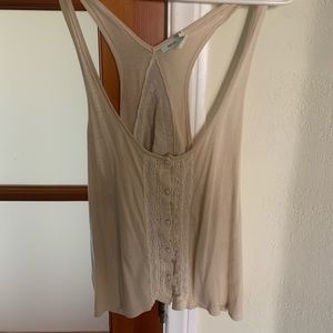 Tank top with floral design